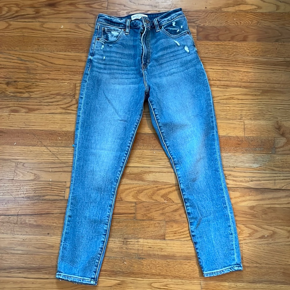 The Super Skinny Ankle high rise jeans